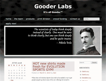Tablet Screenshot of gooderlabs.com